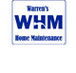 Warrens Home Maintenance - Builder Guide